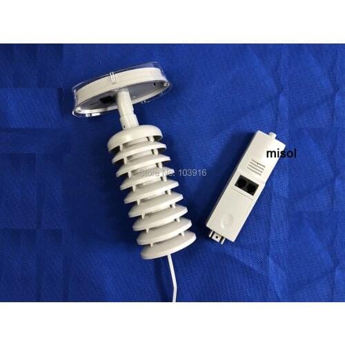 Spare part for weather station (Transmitter / thermo hygro sensor) 433Mhz, with solar panel