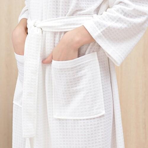 Women Pajamas Couples Sleepwear Ladies Men bathrobe Plus Size Pyjamas Summer Autumn Bathrobe Solid Color Fashion Homewear Gown