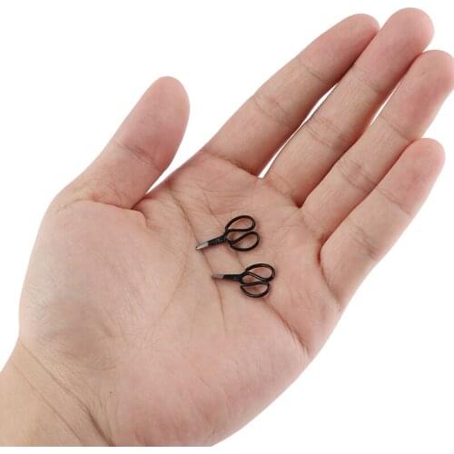 2Pcs 1:12 scale dollhouse miniature scenes hair cutting scissors Model