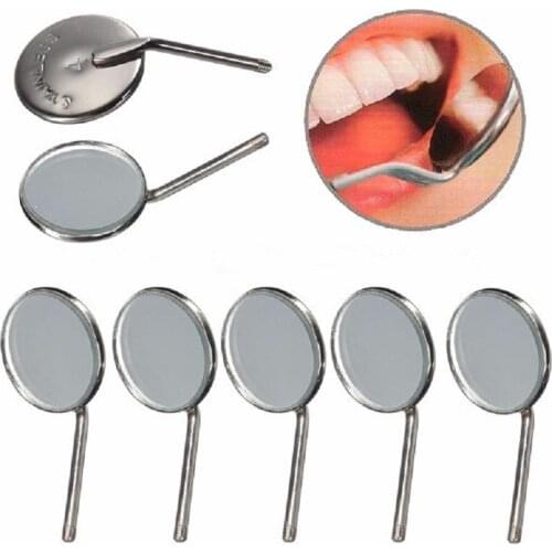 5/20/50 Pcs Dental Mirror Plain Oral Care Surgical Instruments Replace Dentist Lab Tools 22mm
