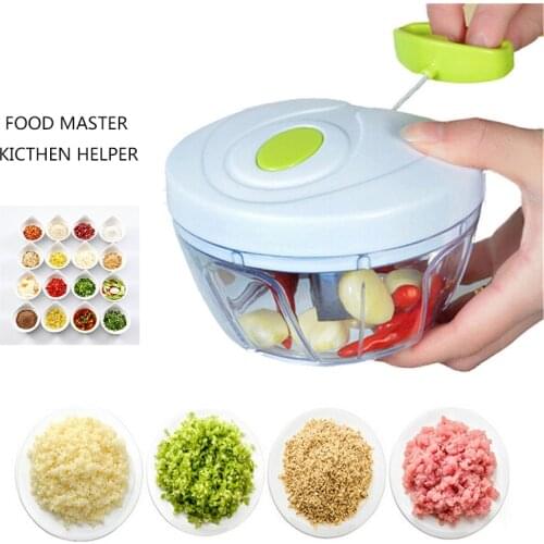 500/900ML Powerful Manual Meat Grinder Hand-power Food Chopper Mincer Mixer Blender to Chop Meat Fruit Vegetable Nuts Shredders
