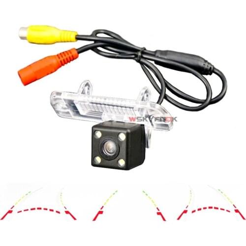 CCD car rear view camera for Mercedes Benz R Class R350 R500 ML350 W203 W211 B200 A160 W219 Benz GL Dynamic trajectory camera