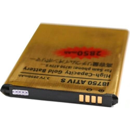 Ciszean 5pcs/lot 2850mAh EB-L1M1NLU Gold Replacement Battery For Samsung galaxy ATIV S i8750 i8370 i8790 Bateria Batterij