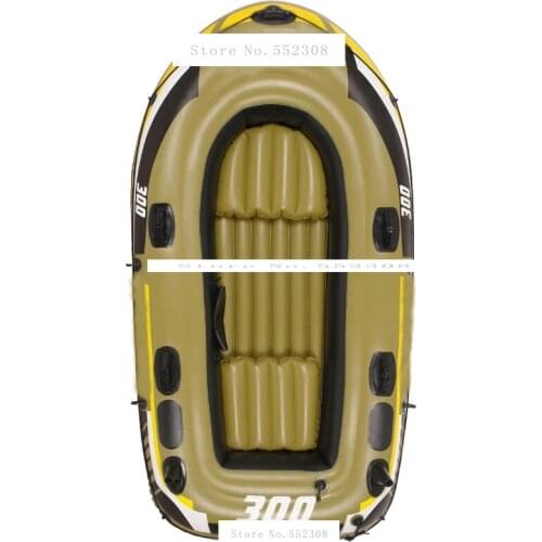 5 person child inflatable fishing boat PVC boat Rowing Boats carry weight include two seat+a pair of oars+hand pump