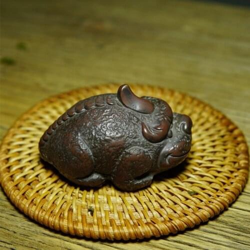 Handmade qinzhou nixing Clay Handmade Pixie Tea Pet Teaset Ceremony Tea Accessories Kung Fu Cha Tea