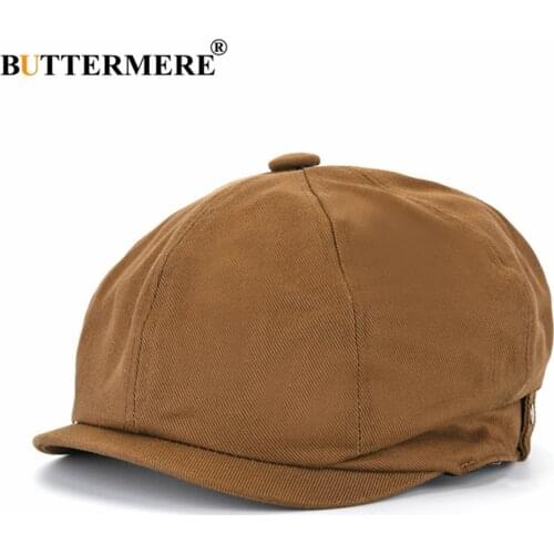 Summer Men Newsboy Cap Cotton White Octagonal Hat British Vintage Berets Gatsby Duckbill Flat Caps Large Size XL