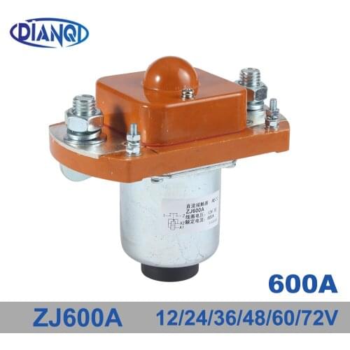 SW60 NO (normally open) 12V 24V 36V 48V 60V 72V 50A DC Contactor ZJW50A for motor forklift electromobile grab wehicle car winch