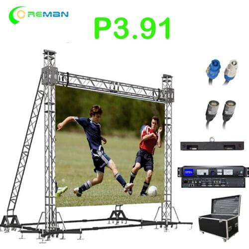 Led rgb full color LED panel hub75 SMD p3.91 led display module Video wall advertising display