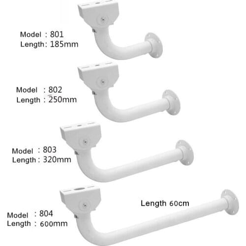 ABS Plastic Indoor Outdoor Surveillance Security Camera Bracket 180Degree Angle Adjust Ceiling Wall Mount Stand CCTV Accessories