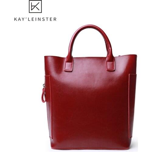 New Genuine Leather Women Bucket Bag Fashion Luxury Handbags Female Casual Tote Bags Solid Classic Female Crossbody Purses