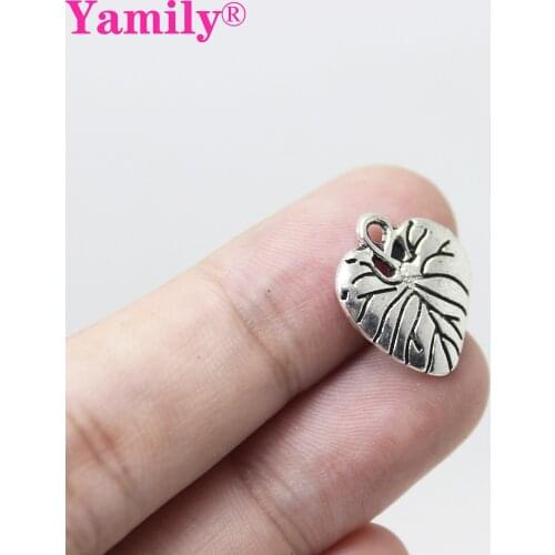 20pcs--Heart Charm 17x15mm Antique silver tone 2 sided cardiac Charms pendant for diy jewelry making