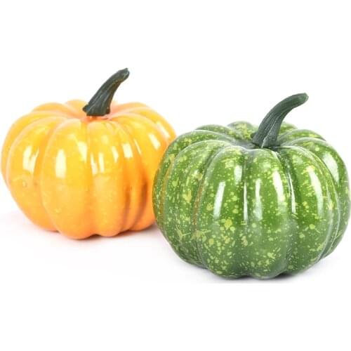 Realistic Lifelike Artificial Pumpkins Fake Display Food Decor Home Party Decoration