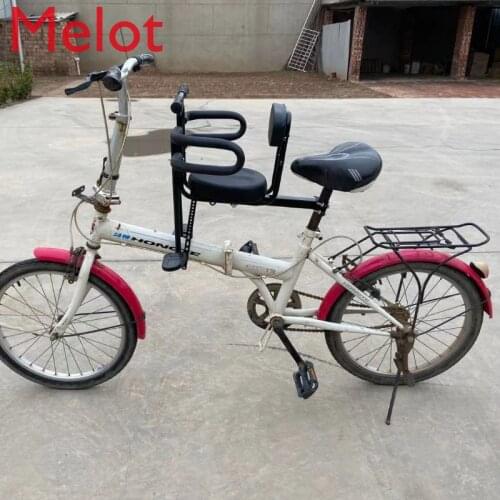 Folding Bicycle Mountain Bike Childrens Seat Electric Car Front Babys Bike Full Circumference Safety Children Baby Chair