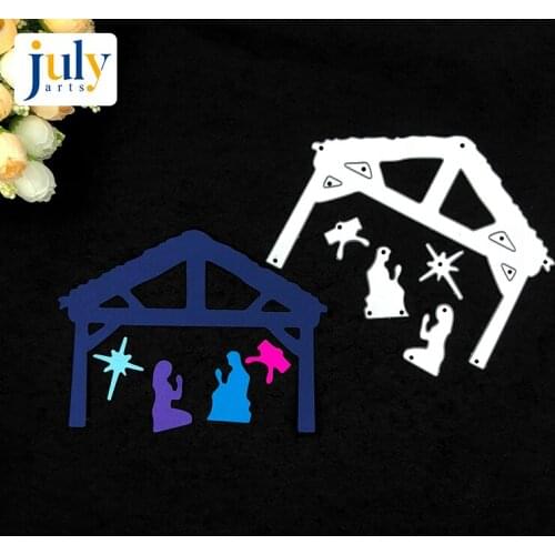 Julyarts Steel Material for Scrapbooking Cutting Dies and Stamps for DIY Scrapbook Decor Card Making Crafts Supplies Handmaking