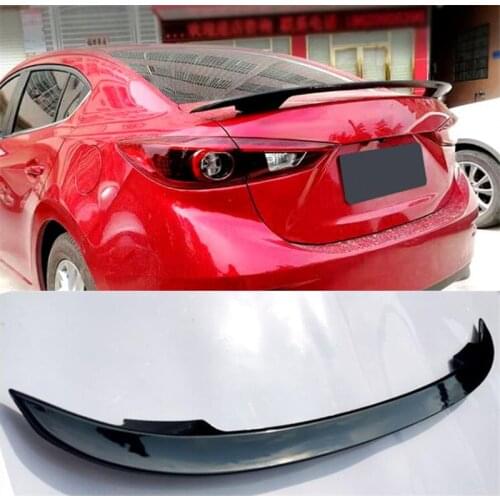 CEYUSOT For CAR Trunk Universal Accessories Spoiler NEW Mazda 3 Sedan ABS Material Plastic Rear Lip Wing Tail Refit Mazda3 129CM