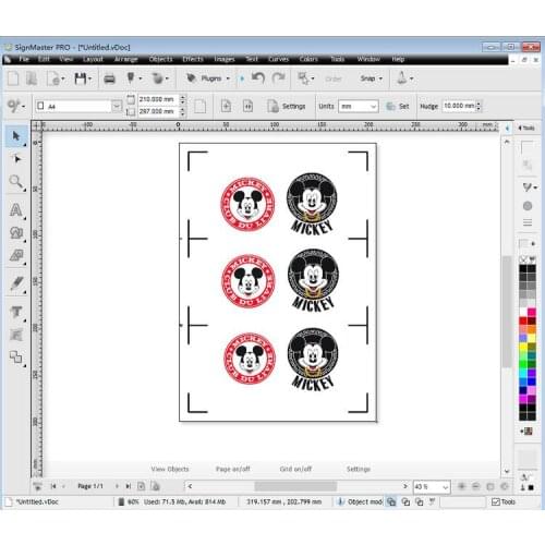 1.2m vinyl printer plotter cutter Cutting Width vinyl plotter