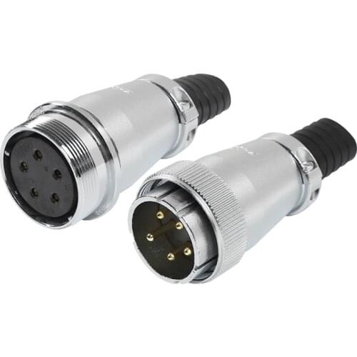 ZHQCN WS40 TQ+ZQ IP67 Waterproof M40 5 9 15 16 26 31 Pin Welding Cable Ethernet Electrical Aviation Connector Automotive Adapter
