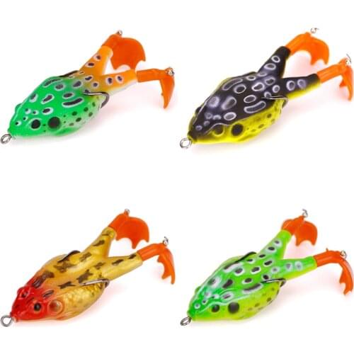 1PCS Double Propellers Frog Wobbler Soft Bait Jigging Fishing Lures 90mm 13g Artificial Crankbait Minnow Topwater Fishing tackle