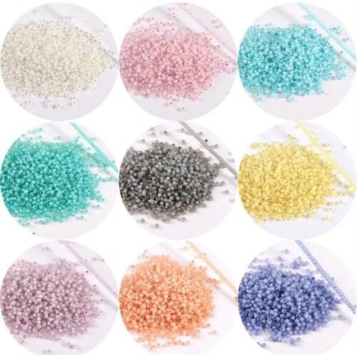 1000Pcs 2mm 11/0 Toho Round Glass Beads Japanese Ceylon Silver Lined Seed Bead For Jewelry Making Necklace Bracelet DIY Supplies