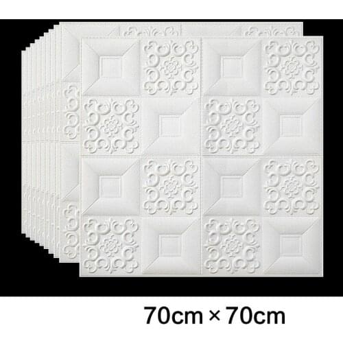 3D Brick Pattern for TV background Living Room Bedroom Wall Decor DIY Self-adhesive Wallpapers Waterproof PE Foam Wall Sticker