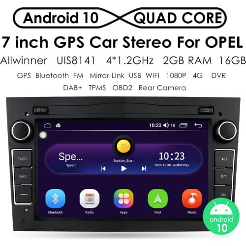 Autoradio Android 10 2 Din Car GPS Player for Opel Astra H J 2004 Vectra Vauxhall Antara Zafira Corsa C D Vivaro Meriva Veda SWC