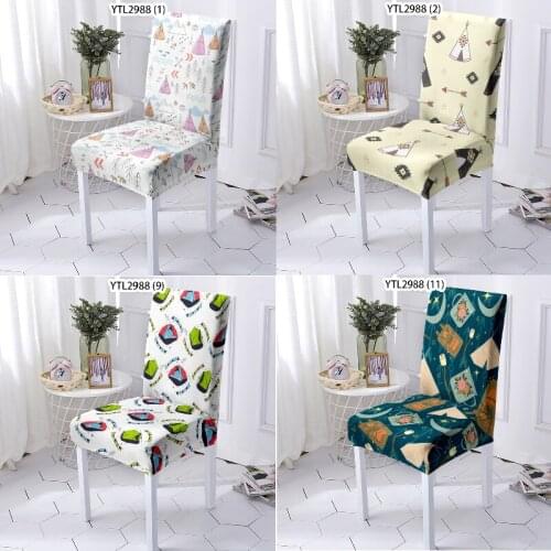 Geometric stripes dinner table and chairs chair covers living room desk chair stool chair chair covers spandex chair cover home