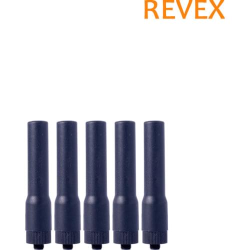 5pcs REVEX RF-20 SF20 SMA-F Female Dual Band Soft Antenna for Two Way Radio Walkie Talkie UV-5RE Plus UV5RC UV-82 UVB5 UVB6