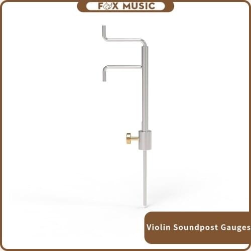Durable Violin Sound Post Gauge Silver Color Stainless Steel Violin Luthier Tools