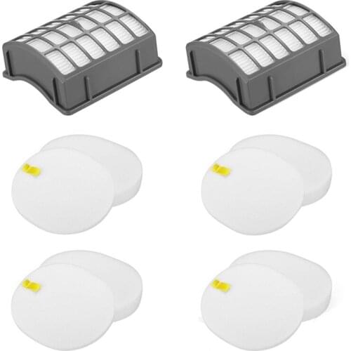 Vacuum Filter Replacement Set Compatible For Shark Navigator Professional NV70, NV71, NV80, NVC80C, UV420