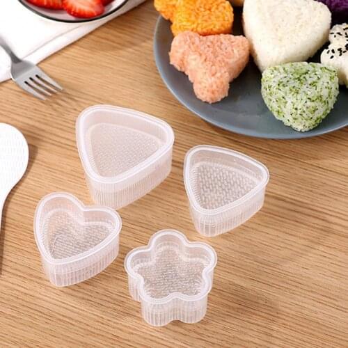 BPA Free Soft Household Kids Rice Ball Maker PP Rice Ball Mold Easy to Demold Kitchen Accessories