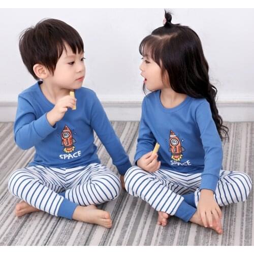 Autumn Kids Pajamas Sets Boys Sleepwear Pyjamas Childrens Pajamas Suit Baby Girl Clothes Little Teens Long Sleeve Girls Pijamas