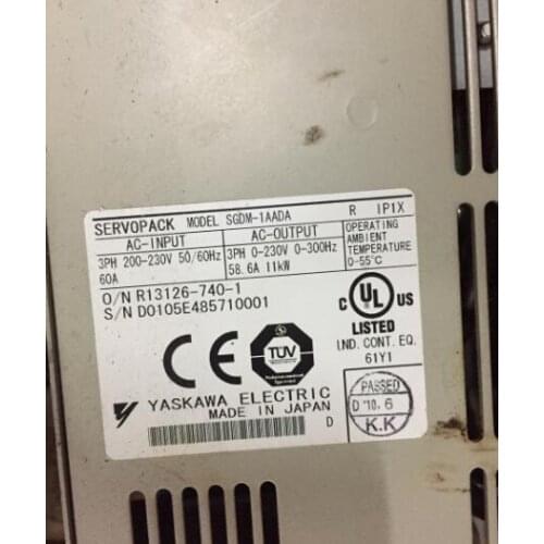 Servo drive SGDM-1AADA , Used one , 90% appearance new , 3 months warranty , fastly shipping