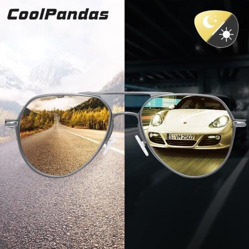 Brand Unisex Photochromic Sunglasses Polarized Day Night Vision Chameleon Glasses Men Women Driving oculos gafas de sol hombre
