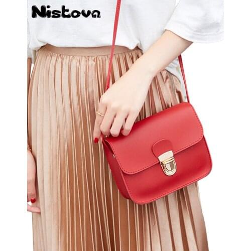 Fashion Crossbody Bags For Women Casual Mini Candy Color Messenger Bag For Girls Flap Pu Leather Shoulder Bags Purse Clutch