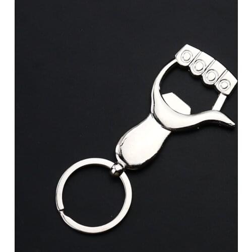 Creative Metal Simulation Palm Thumb Beer Bottle Opener Personaliz Palm Keychain Portable Utility Pendant Gift Kitchen Utensils