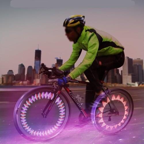 30 Pattern Bicycle Lights 28LED Bicycle Decoration Lights Riding Cool Hot Wheels Warning Lights Spoke Lights Mountain Accessorie