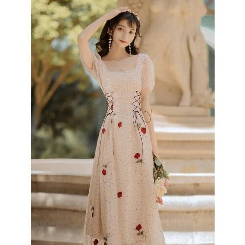 YiLin kay Summer Polka Dot Dresses