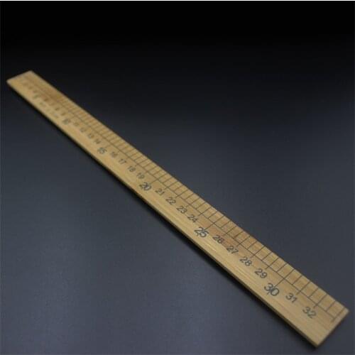 Bamboo Ruler Sewing DIY Handmade Cloth Cutting Material Tools