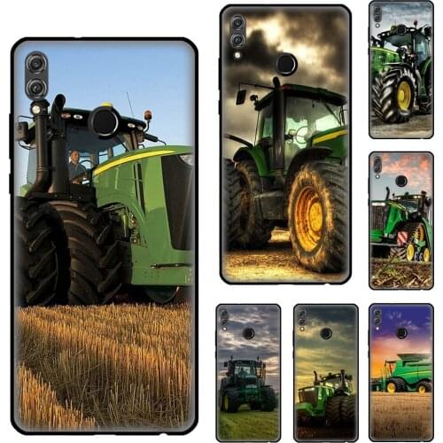 Farm Vehicle Tractor For Huawei Honor 4C 6C 7A Pro 7C 8A 9A 6X 7X 8X 9X 7S 8S 9S 8 9 10 20 10X Lite 10i Case