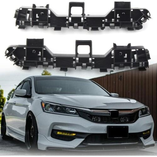 2x Auto Front Bumper Bracket Holder Beam Mount Support Left Right For Honda ACCORD Sedan 2013 2014 2015 2016 2017