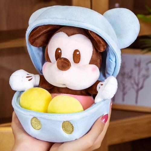 Disney Mickey Minnie Mouse Donald Duck Daisy Stuffed Plush Toys Soft Kawaii Mickey Mouse Plush Dolls Gifts for Children Kids