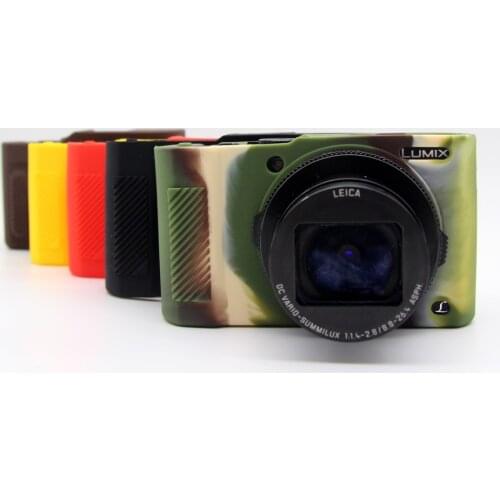 Soft Silicone Armor Rubber Case Cover Body Skin Protector Bag for Panasonic LX10 LX15