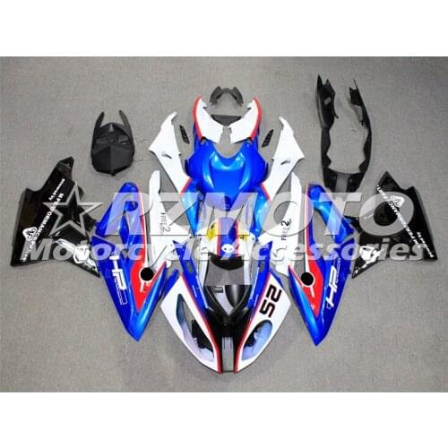 New ABS whole Motorcycle Fairings Kit Fit For BMW S1000RR 2017 2018 17 18 Bodywork Set Custom Blue White