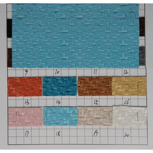 New high-quality weave pattern PVC faux leather for Sporting goods, luggage, gloves, shoes, belts, harnesses, furniture