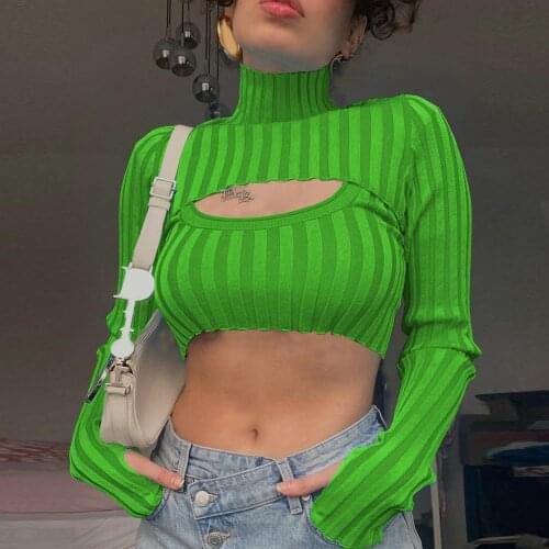 Женские полосатые футболки PAIYIGE China At AliExpress