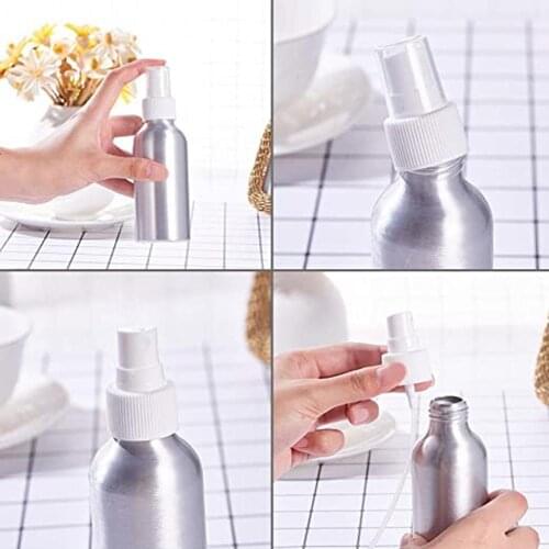 Portable Aluminum Bottle For Travel 50/100/150/250ML Plastic Bottle For Travel Split Bottle Multipurpose Container