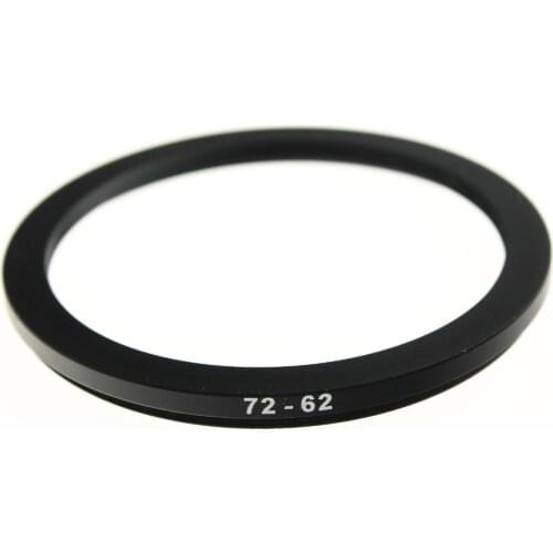 RISE(UK) 72mm-62mm 72-62mm 72 to 62 Step down Ring Filter Adapter black