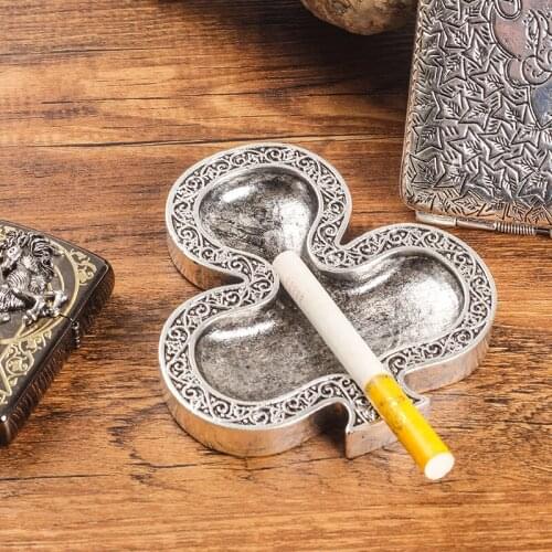 Luxury Cigar Cigarette Ashtray Mini Cigar Cigarette Smoking Ashtray Ash Tray Cigar Holder Home Office Desktop Decor Ashtray Gift
