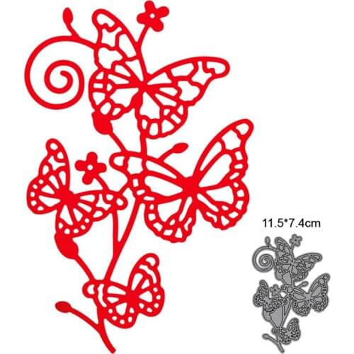 Cutting dies Vines Butterfly metal cutting dies cut die mold Scrapbooking dies paper craft knife mould blade punch stencils dies