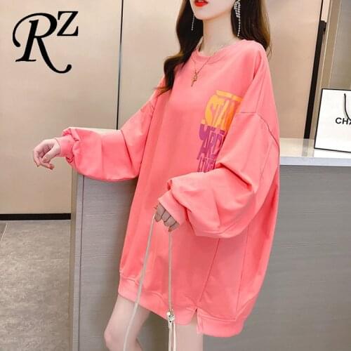 Letter printing sweatshirt women Korean version sweatshirt oversize sweatshirts long sleeve sweatshirts women casual clothes